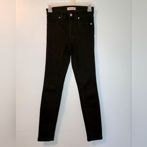 Madewell High - Rise Skinny Jeans - Black, Size 24